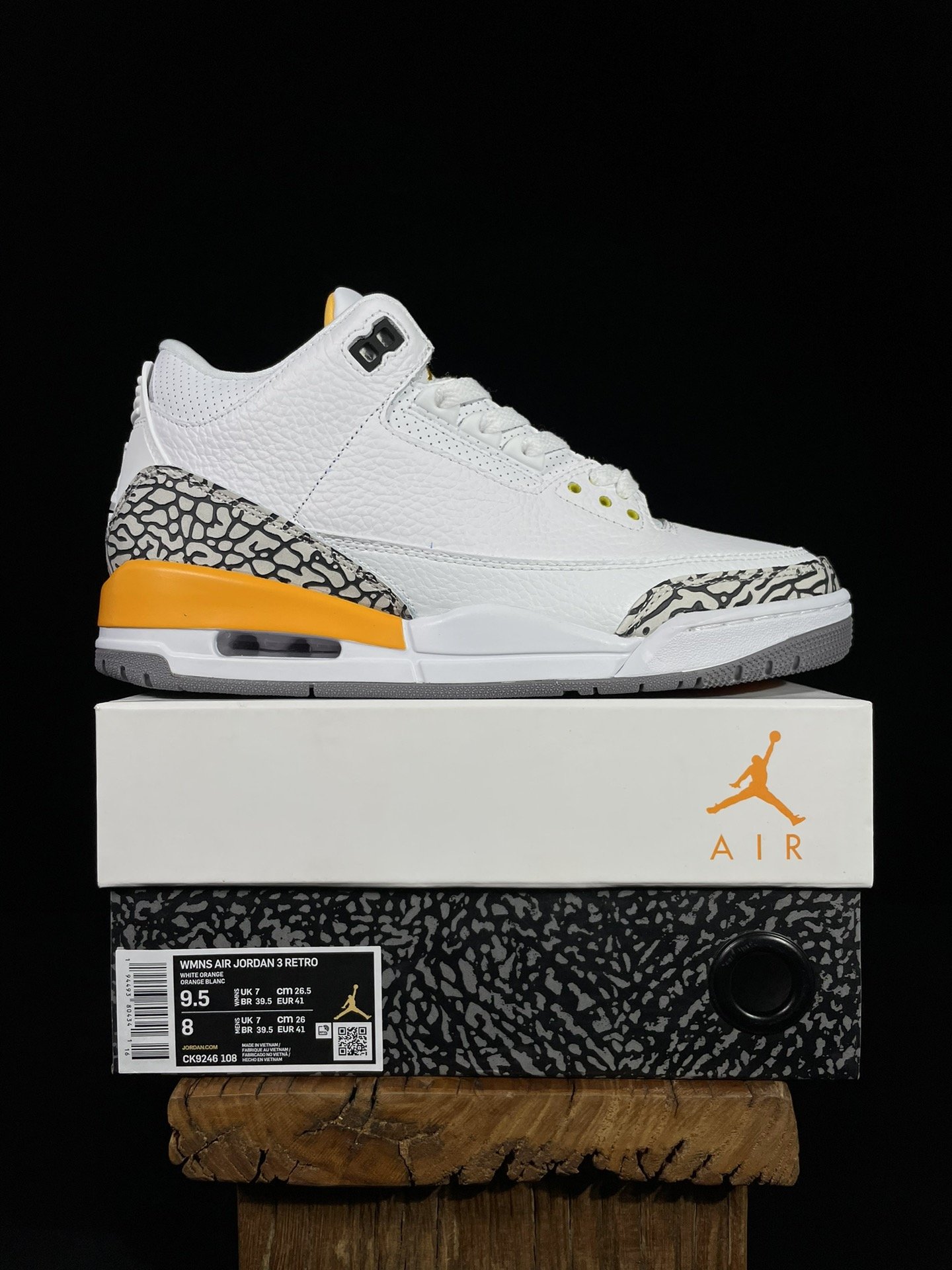 Sneakers Air Jordan 3 Retro Laser Orange фото 9