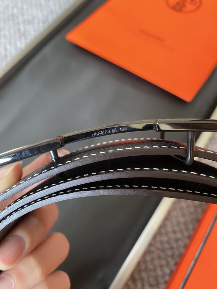 Ремень кожаный 38 мм фото 5