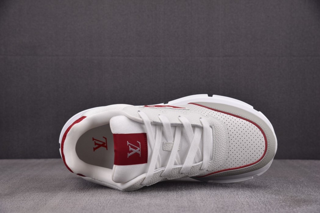 Кроссовки LOUIS VUITTON 2025 Classic White Red фото 3