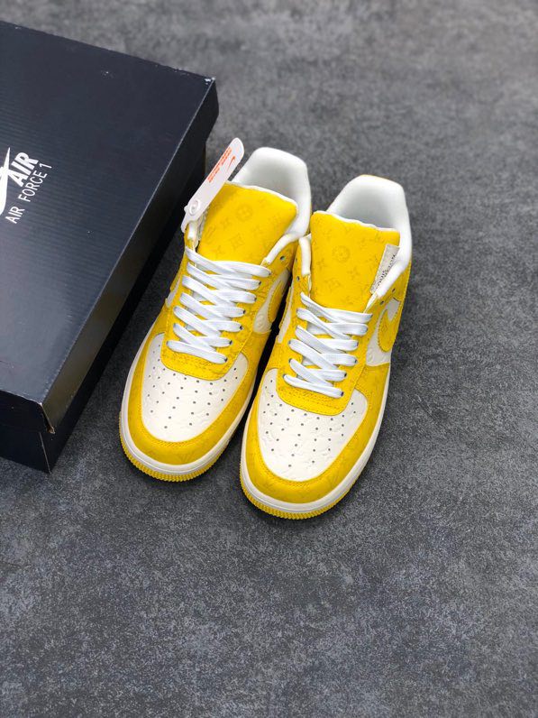 Кроссовки  Air Force 1 White Yellow DM0970-101 фото 8