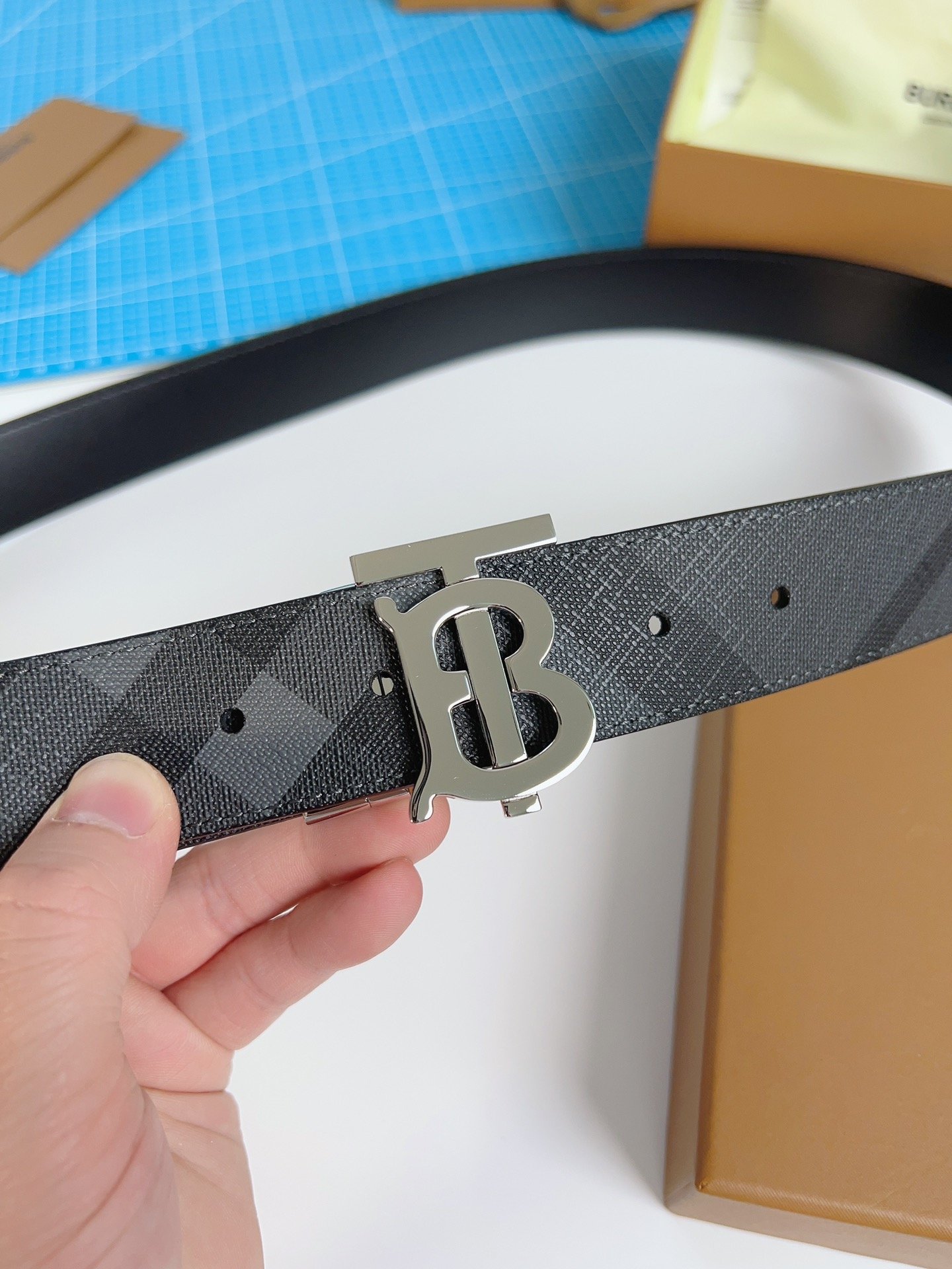 Belt leather 3.5 cm фото 3