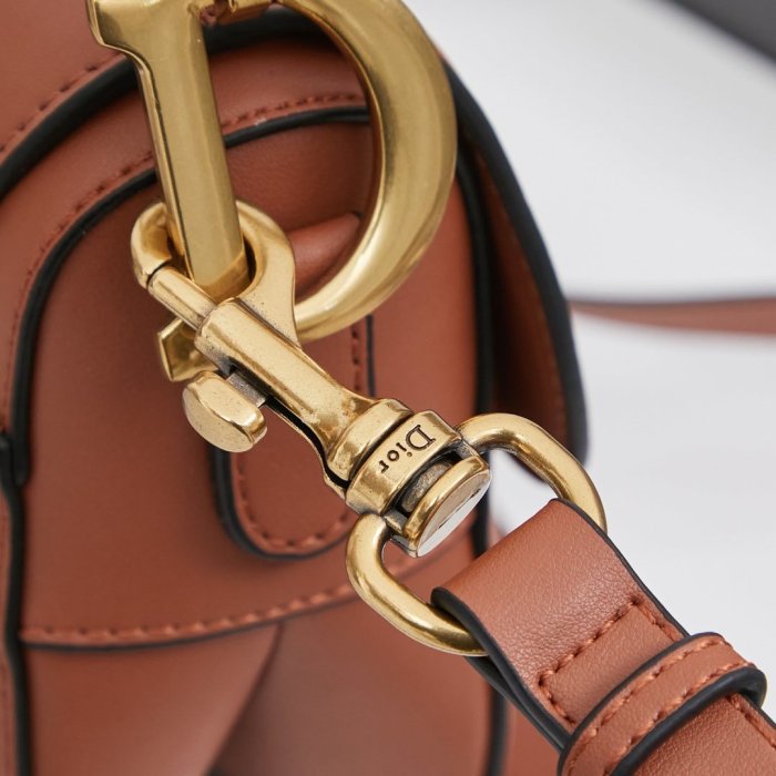 Сумка кожаная женская Dior Saddle 24 см фото 6