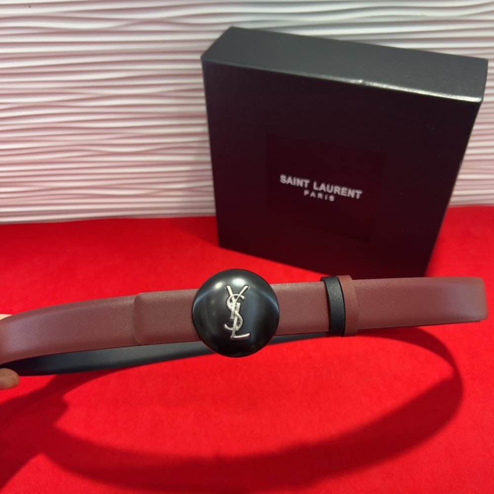 Belt leather 25 mm фото 3