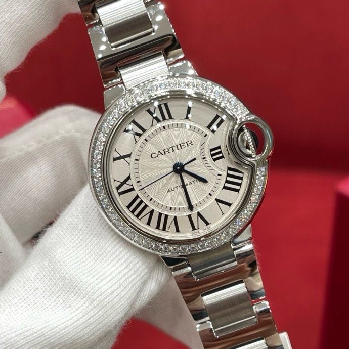 Годинник наручні жіночі Cartier Ballon Bleu W4BB0016 33 мм