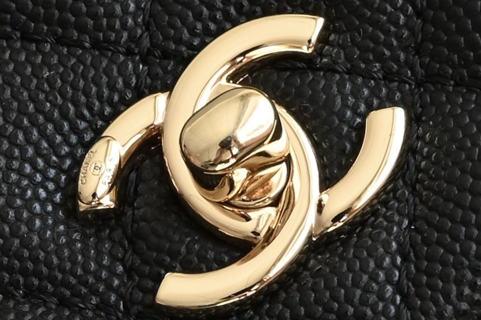 Сумка Chanel Coco Handle з зернистої шкіри фото 6