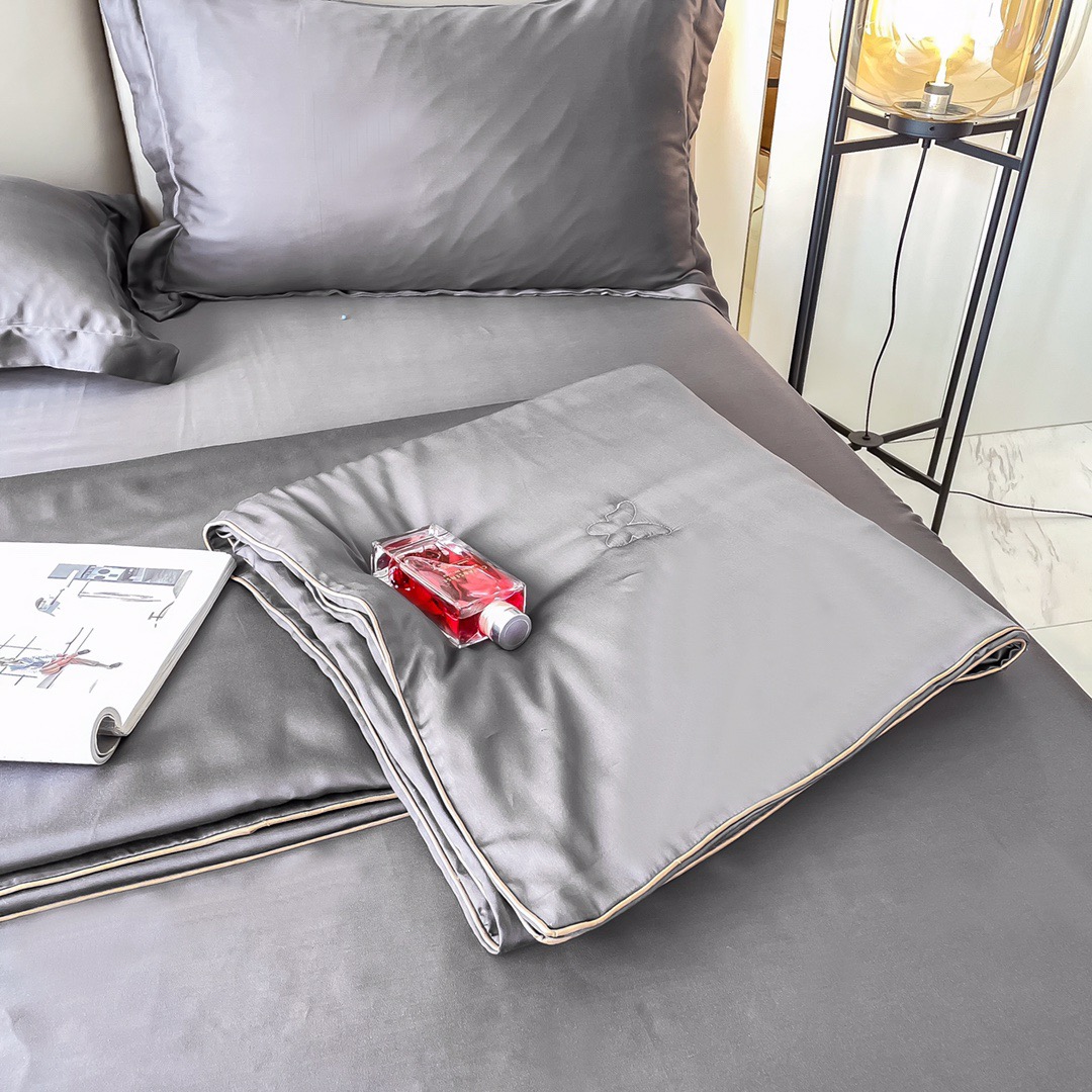 Комплект постельного белья из TENCEL, цвет серый фото 5