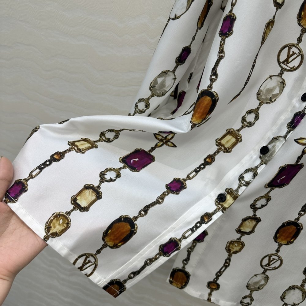 Рубашка шелковая женская фото 6