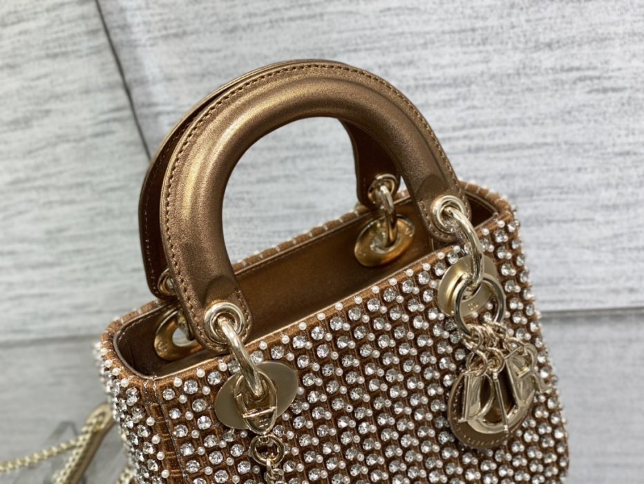 Сумка женская Lady Dior 17 см фото 2