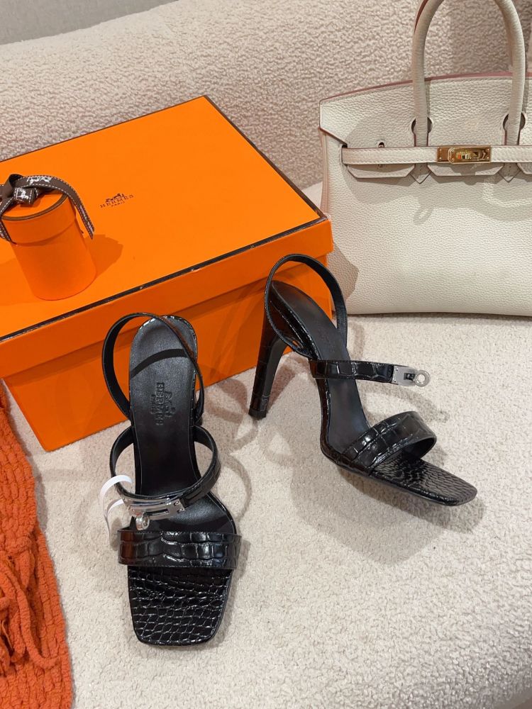 Босоножки Hermes Glamour на каблуке 9.5 см фото 2