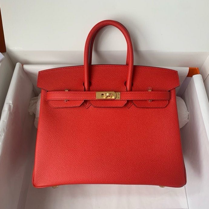 Сумка Birkin 25 см з шкіри Epsom