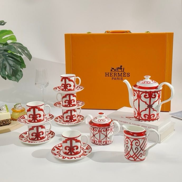 Tea porcelain service