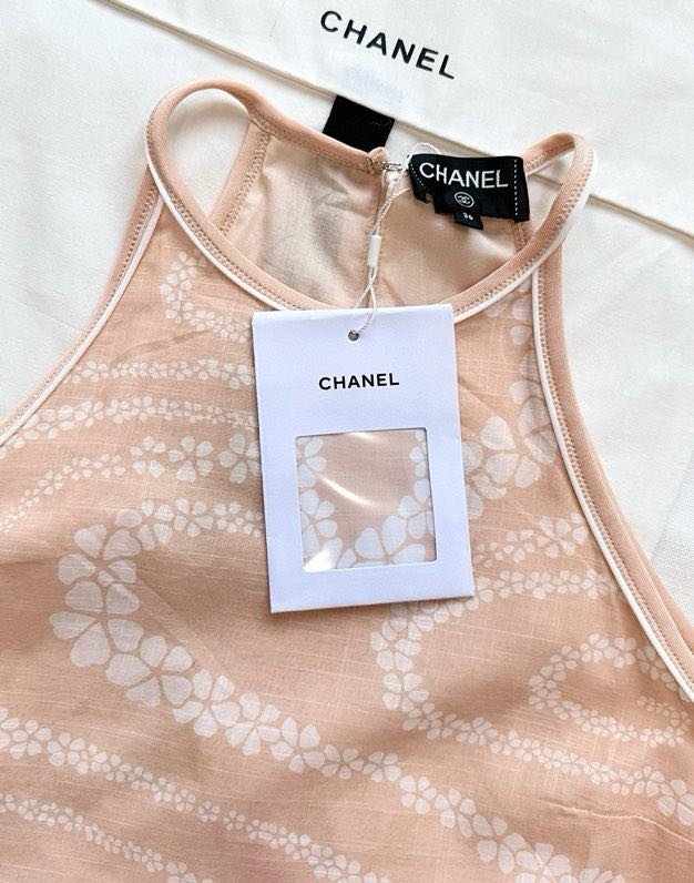 Пляжное платье макси без рукавов Chanel 25M фото 4