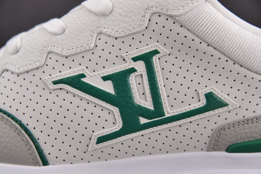 Кроссовки LOUIS VUITTON 2025 Classic White Green фото 12