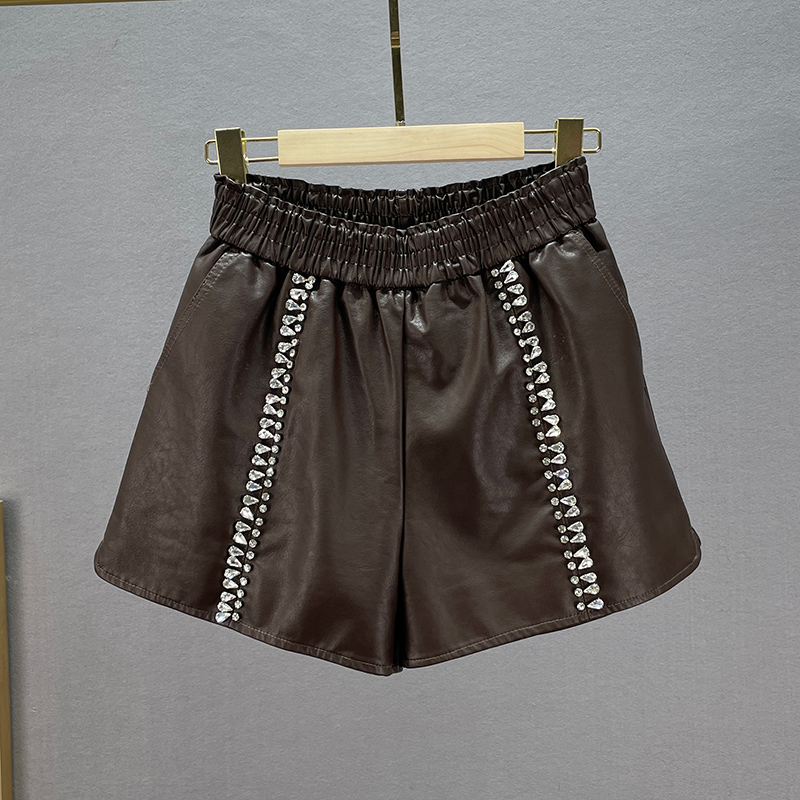 Women's leather shorts, Spring summer, free фото 2