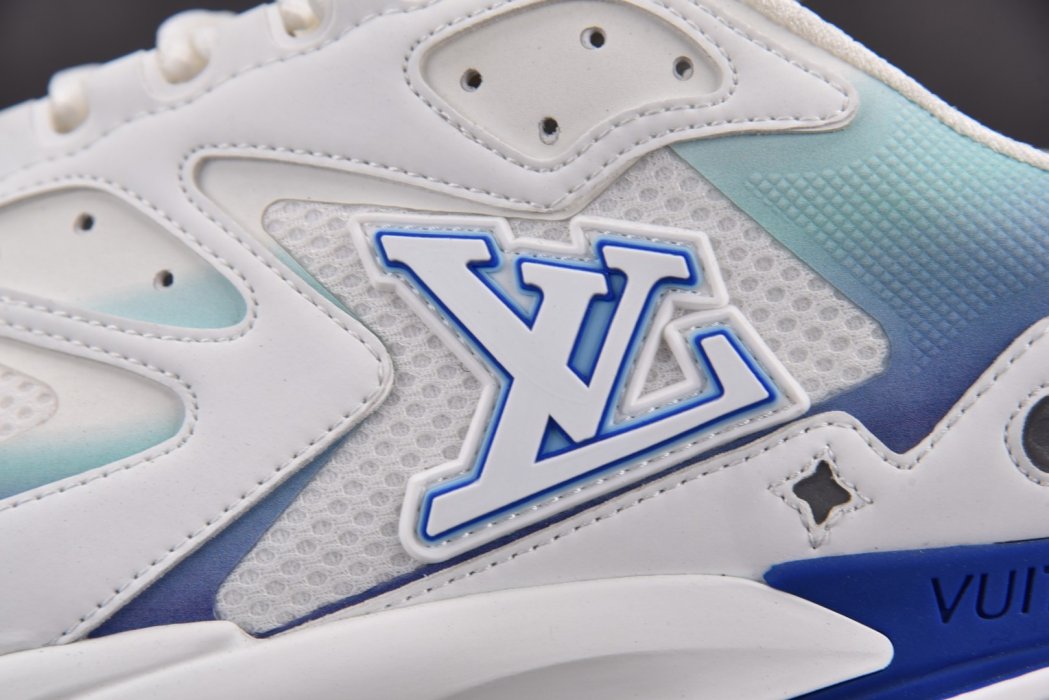 Кроссовки LOUIS VUITTON Runner Tatic White Blue фото 12