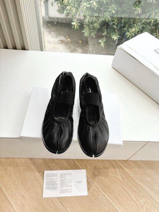 Туфли кожаные с раздвоенным носком фото 7