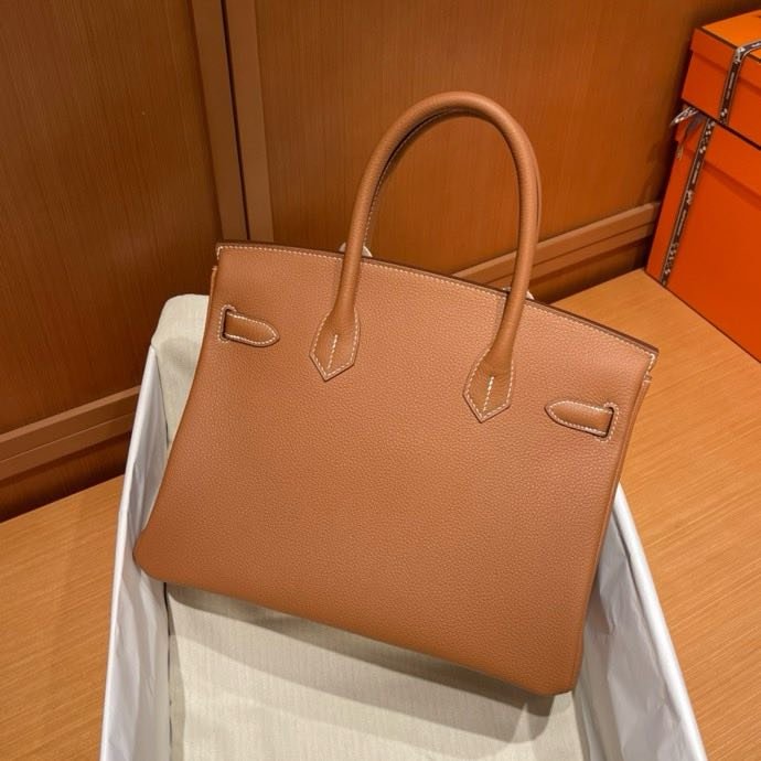 Сумка Birkin 30 в коже Togo фото 5