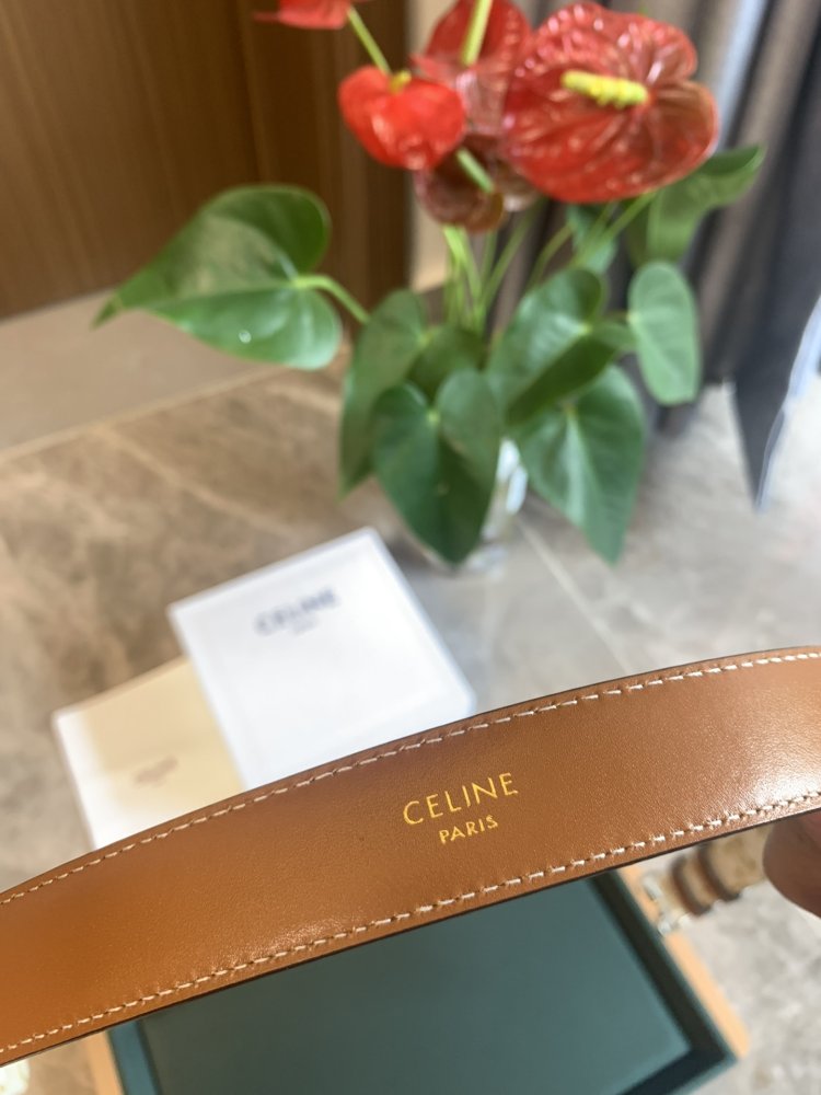 Belt leather 25 mm фото 4