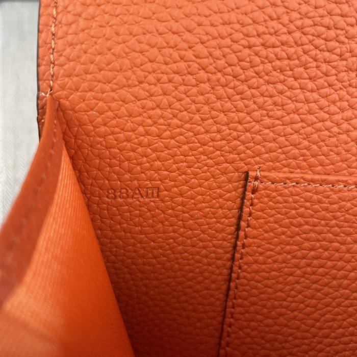 Клатч HERMES Kelly кожаный 24 см фото 8