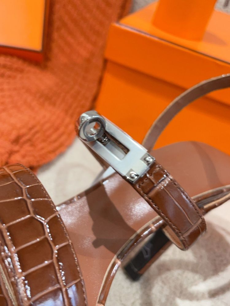 Босоніжки Hermes Glamour на підборах 9.5 см фото 7