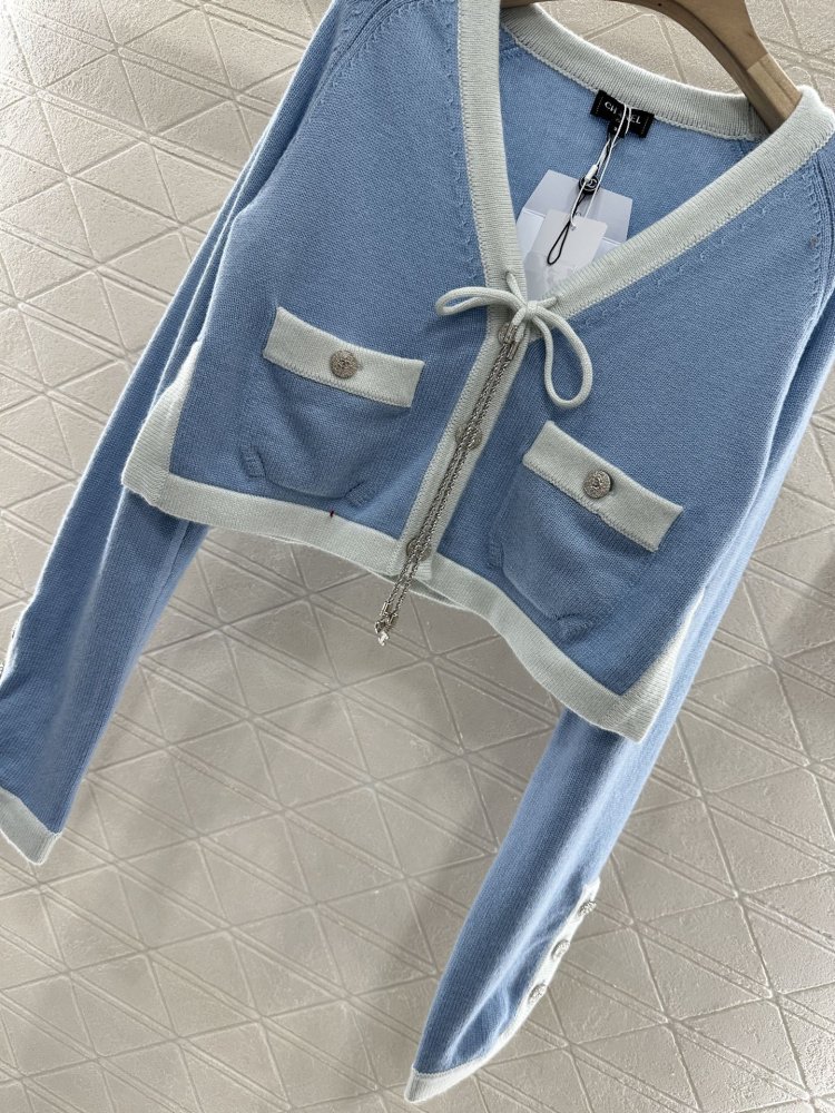 Short knitted cardigan фото 5