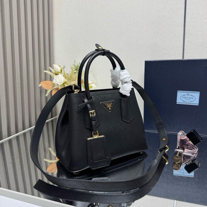 Сумка кожаная Double Bag mini 1BG443 25 см фото 2