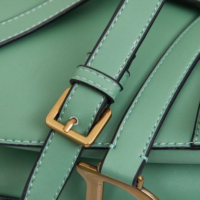 Сумка кожаная женская Dior Saddle 24 см фото 7