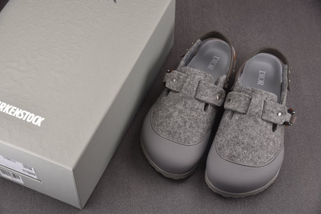 Сандалии DIOR x Birkenstock Tokio Grey фото 7