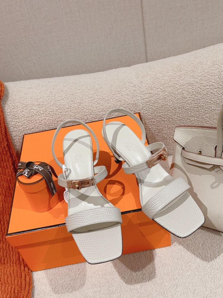 Босоножки Hermes Glamour на каблуке 7.5 см фото 4