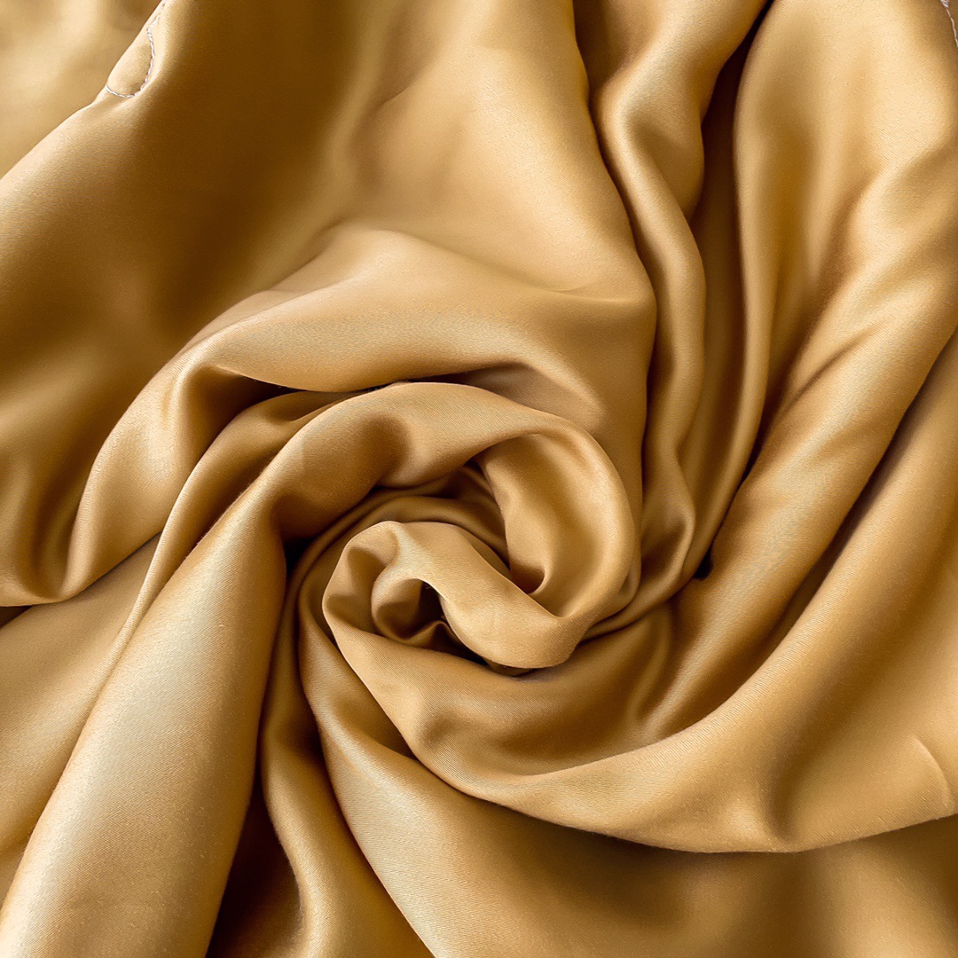 Комплект постільної білизни з TENCEL, колір золото фото 3