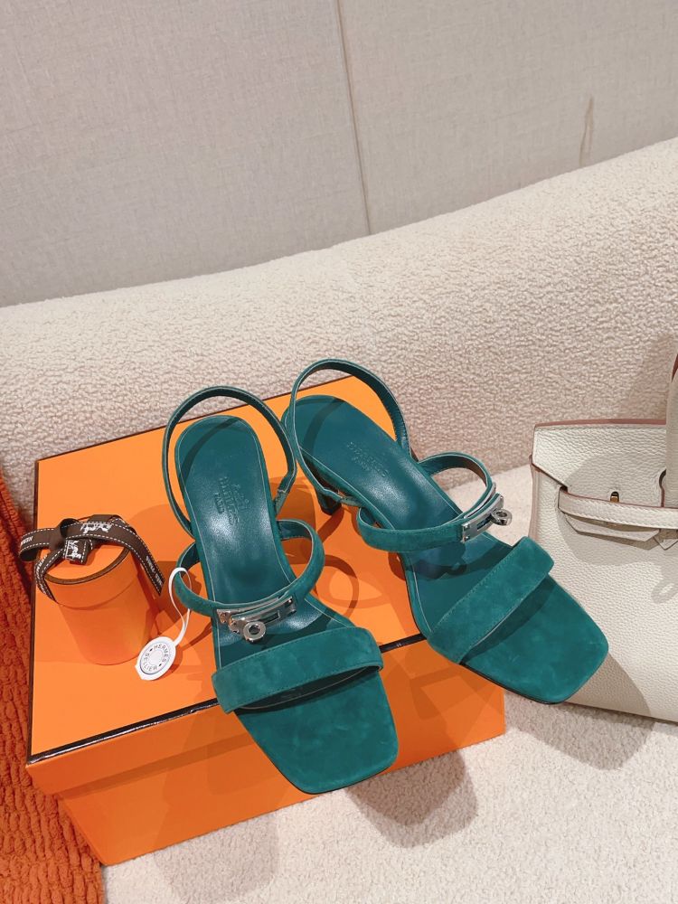 Босоніжки Hermes Glamour на підборах 7.5 см фото 4