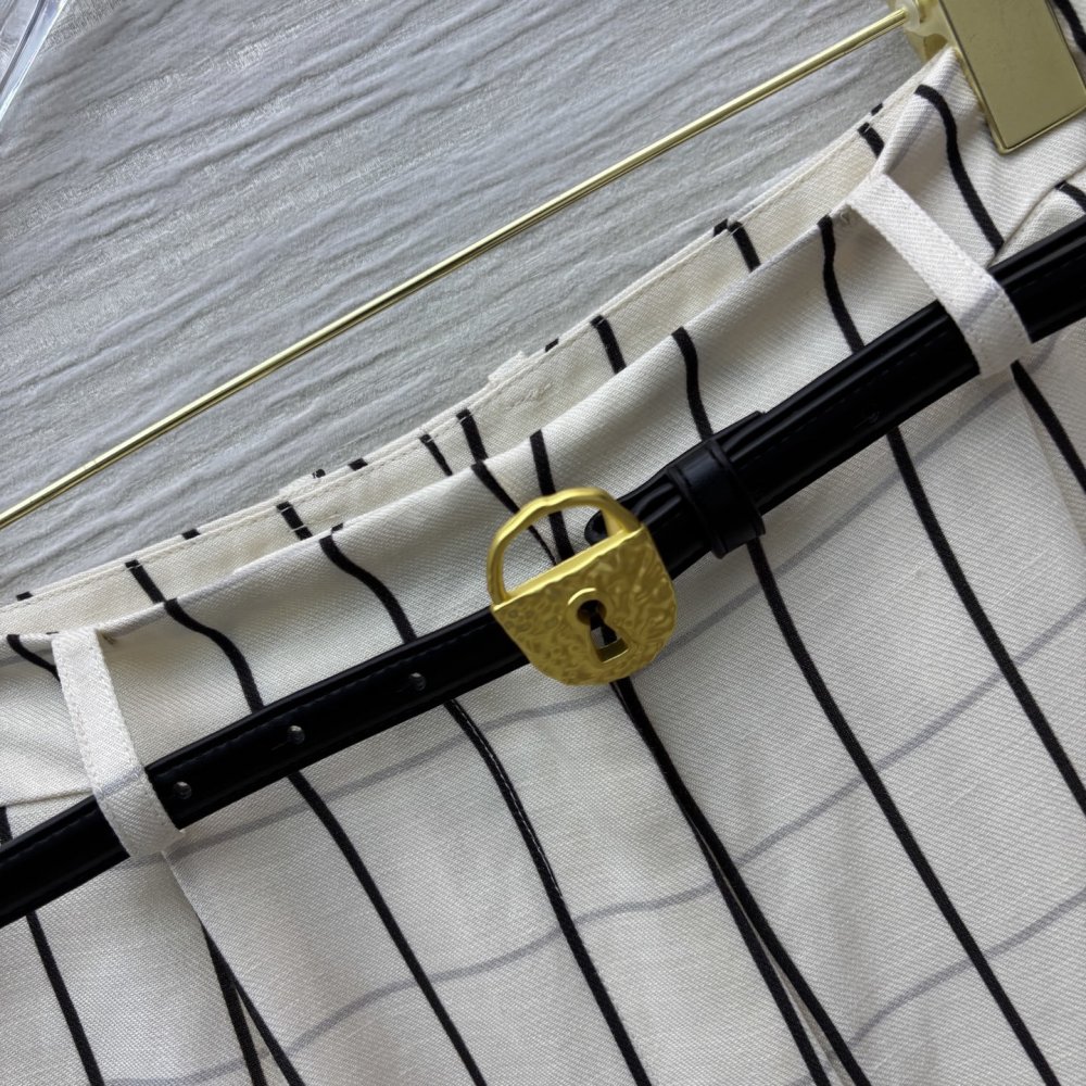 Прямі брюки з льону фото 5