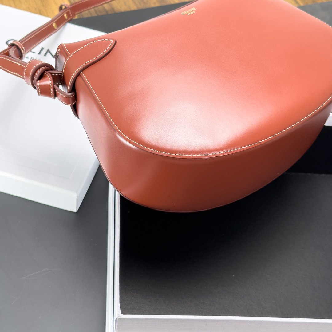 A bag BESACE NEUDS FRANCAIS 25 cm, natural leather фото 6