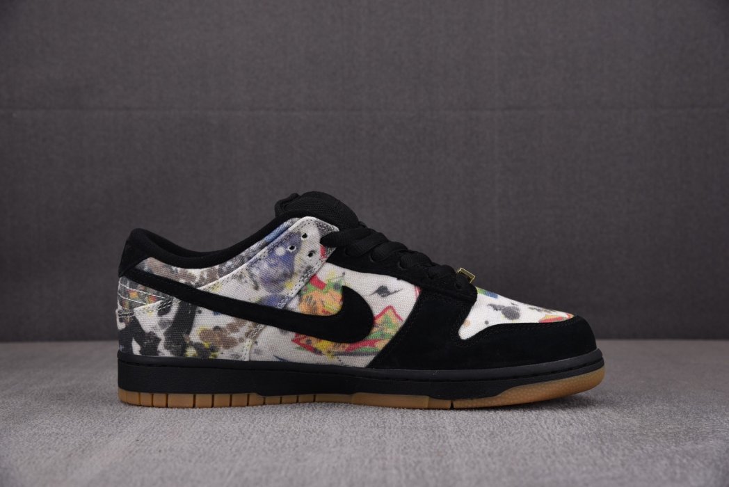 Кроссовки Supreme x NK SB Dunk Low Rammellzee фото 2