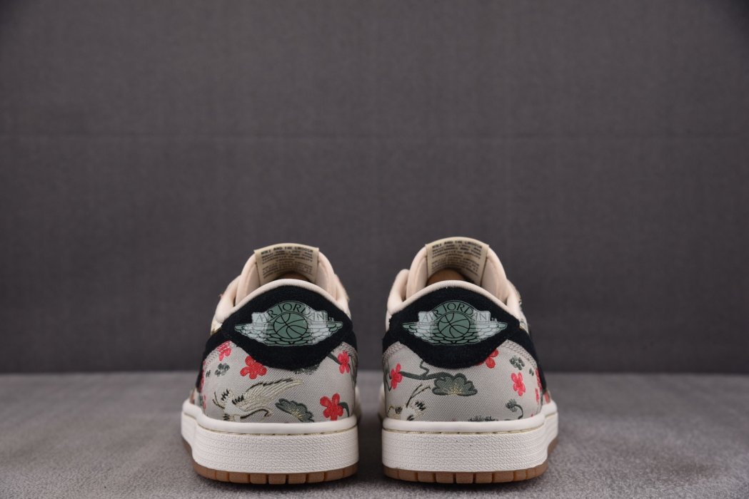 Кроссовки Rui Hachimura x Air Jordan Air 1 Retro Low OG Cranes фото 5