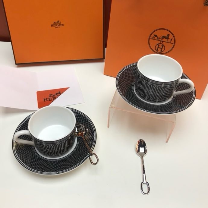 Набор посуды из костяного фарфора серии Hermes H-DECO фото 2