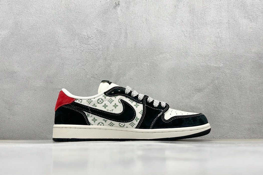 Кроссовки Travis Scott x Fragment Design x Air Jordan 1 Low фото 2