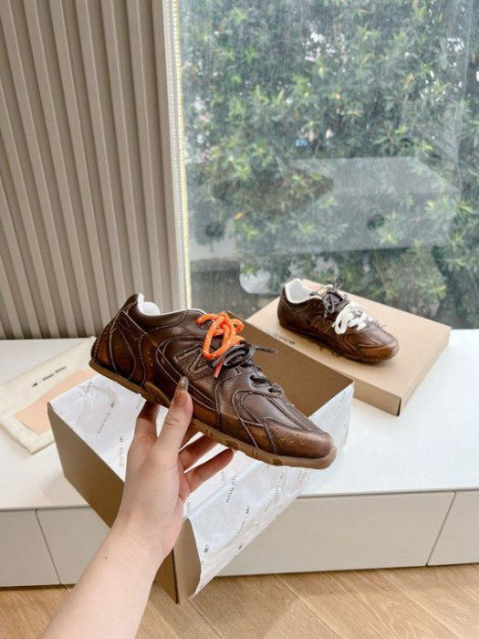 Sneakers leather Miu Miu x New Balance фото 4