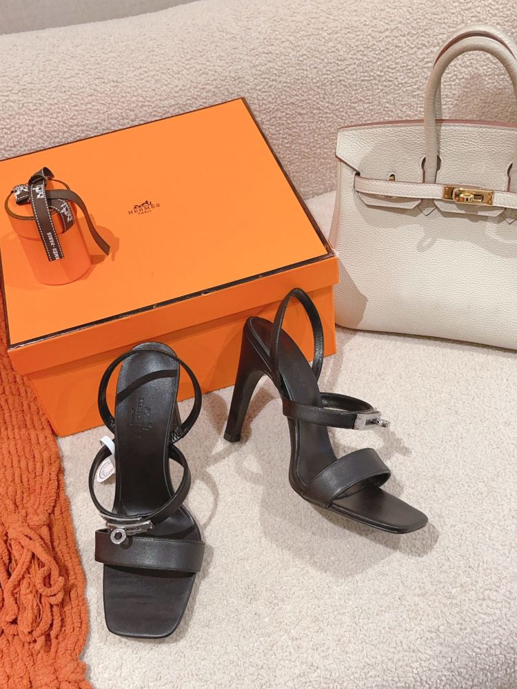 Босоніжки Hermes Glamour на підборах 9.5 см фото 3