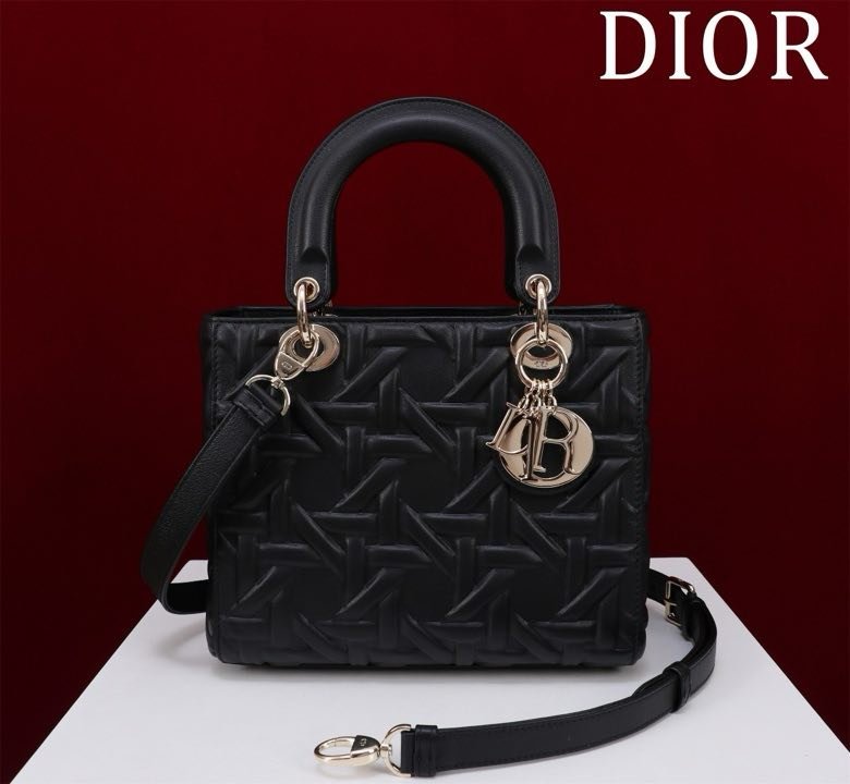 Сумка шкіряна Lady Dior 24 см