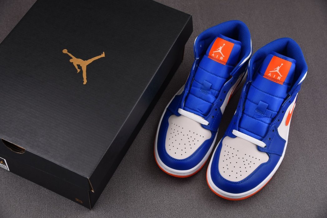 Кроссовки Air Jordan 1 Mid Knicks фото 7