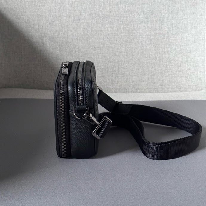 Сумка чоловіча шкіряна 17 см фото 2