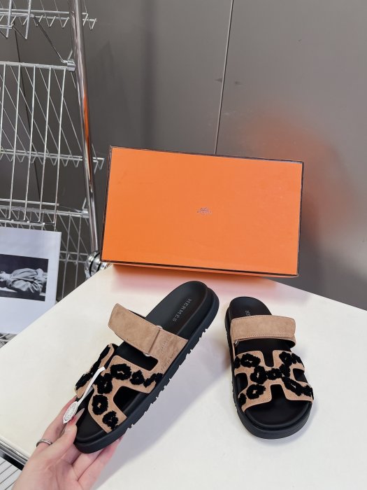 Шлепанцы Hermes Chypre фото 4