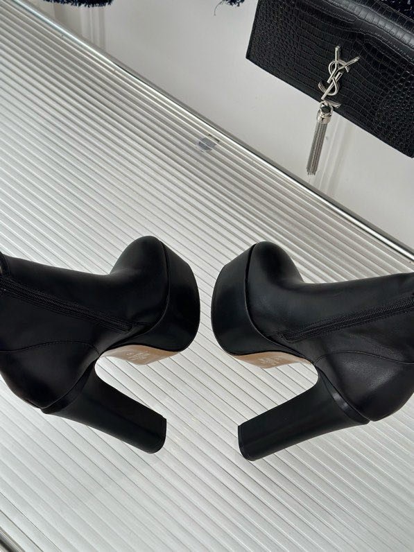 Hessian boots on high heel and platform фото 7