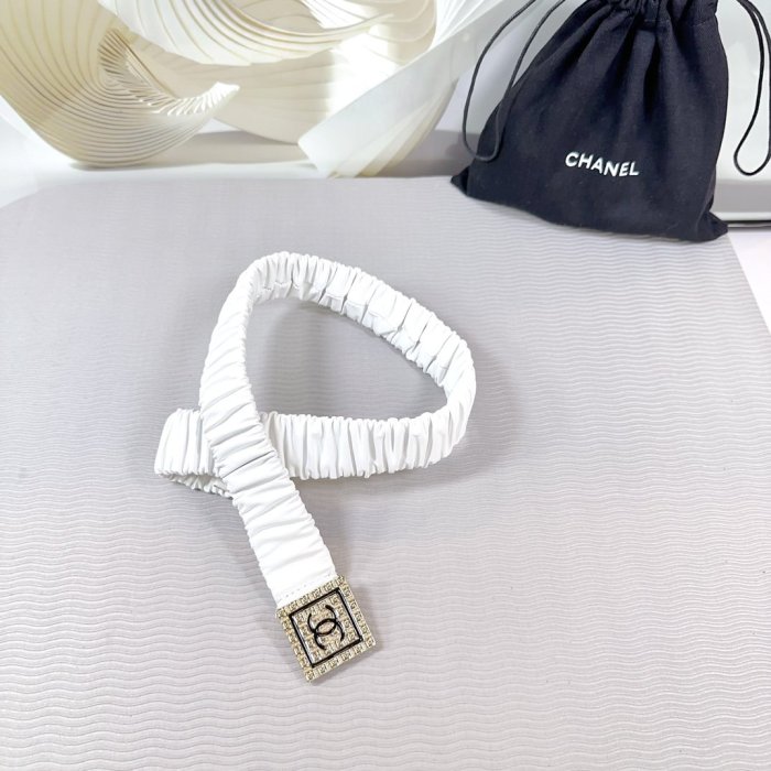 Belt leather female 3 cm