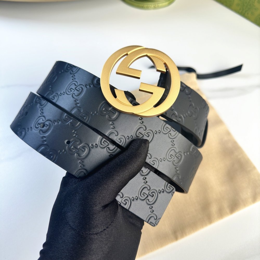 Belt leather 38 mm фото 6