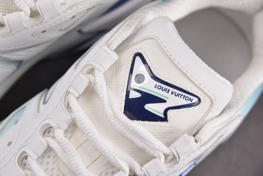 Кроссовки LOUIS VUITTON Runner Tatic White Blue фото 9