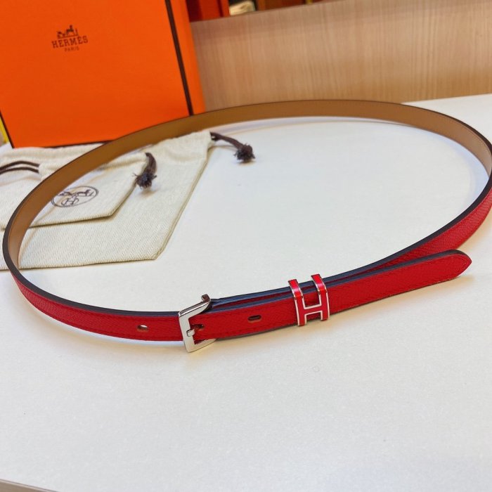 Belt leather female 1.5 cm