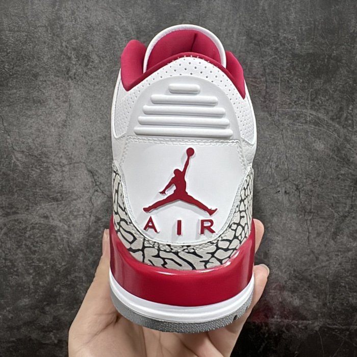 Кросівки Air Jordan 3 Cardinal Red фото 4