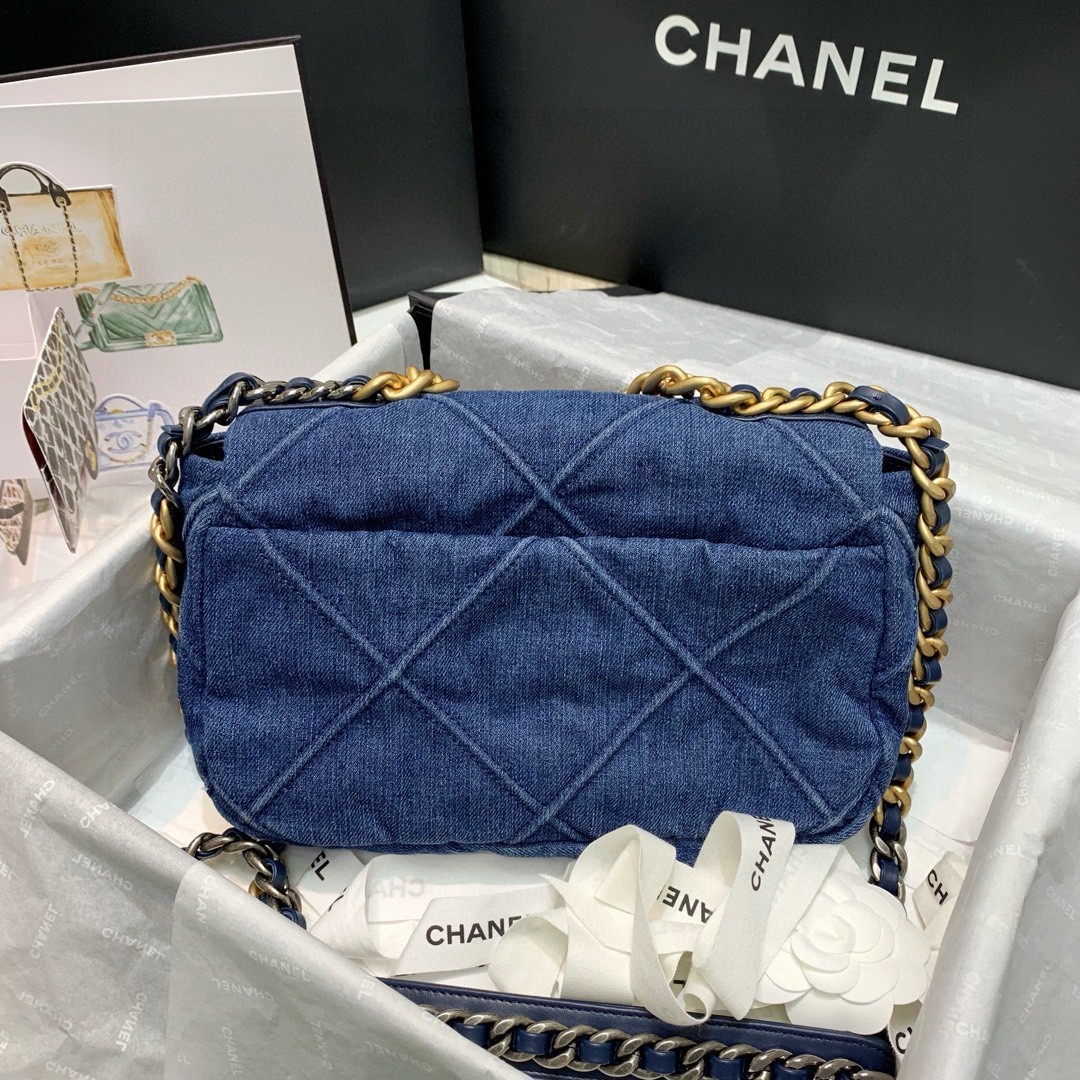 Сумка CHANEL 19 Hand Chain Shoulder Bag AS1160 26 см фото 2